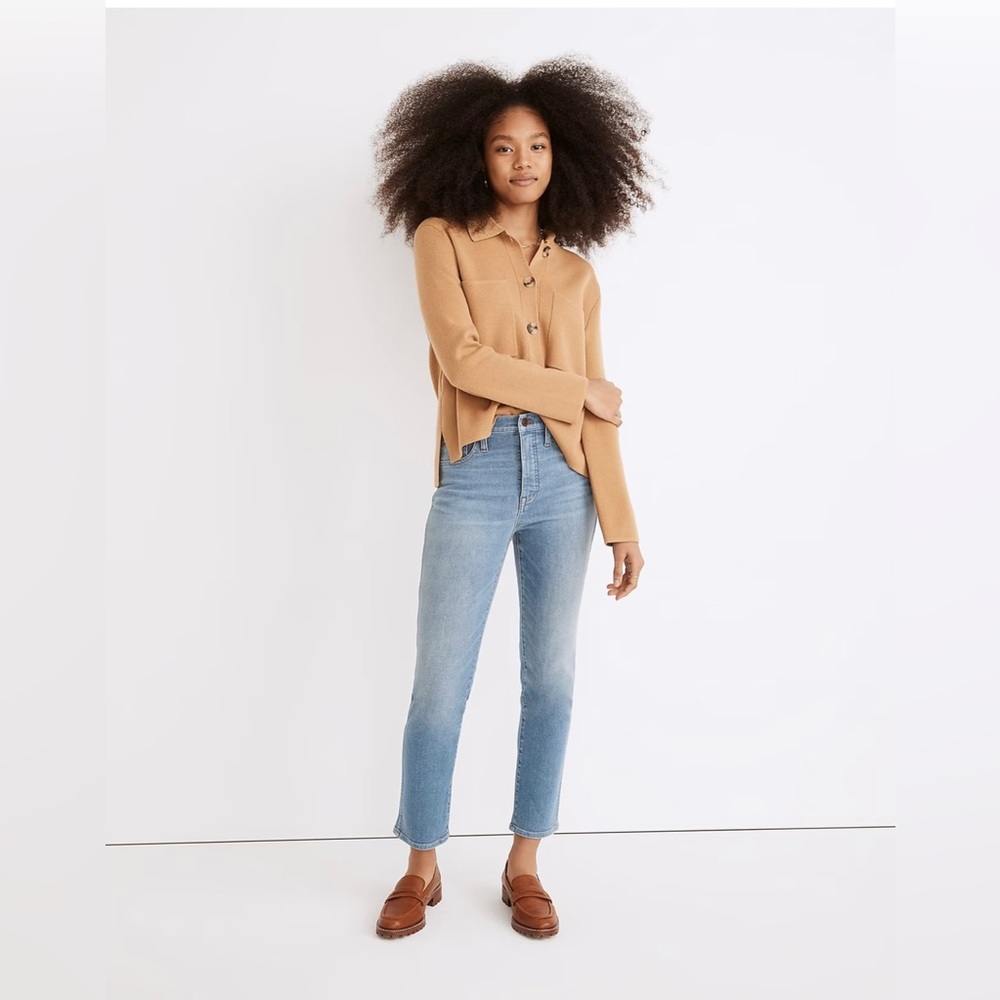 Madewell Petite Stovepipe Jeans in Euclid Wash 28p